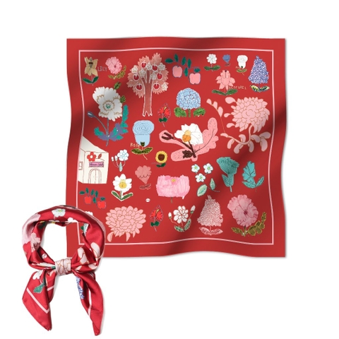 KHĂN BANDANA SCARF RED Tò He
