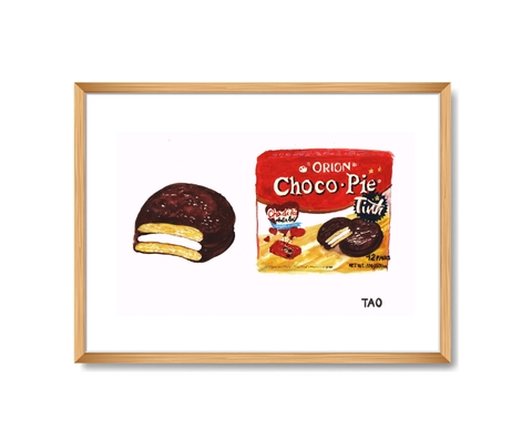 Tranh Tao A3 Choco Pie Love
