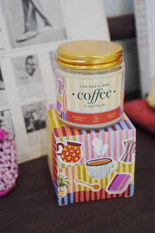 Nến I just want to drink coffee & read books Líu Lô 135g