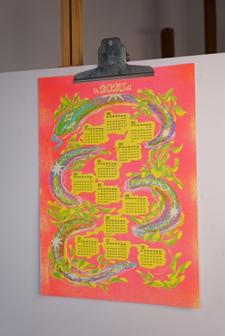 Lịch Rắn A2 2025 Lộn Xộn