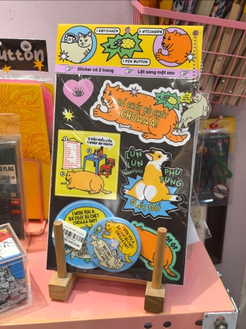 Sticker WÁ MÉO Chó Mèo