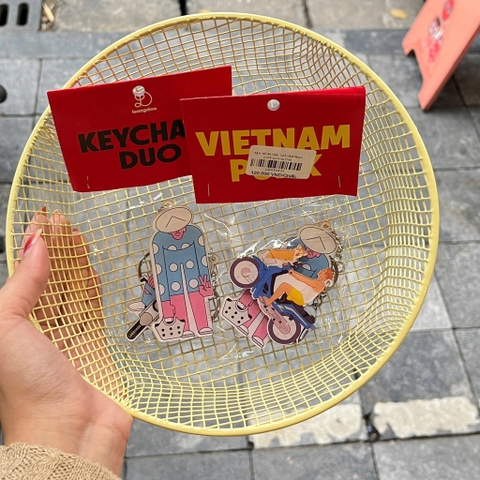 Móc khóa cặp 120 Việt Nam punk Lương Doo