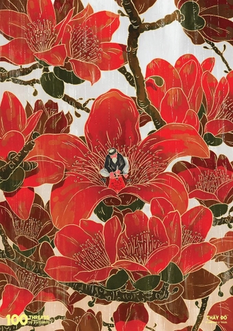 Tranh Linh Luong in A5 - Thầy Đồ