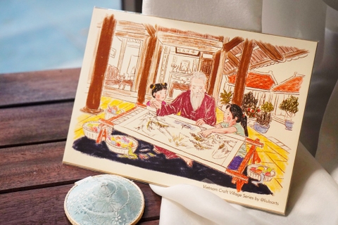 Tranh Làng Nghề Văn Lâm Líu Lô