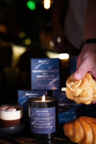 Nến Lilou 300g Made of Stardust & Magical Things (Coffee Tiramisu) - WHISPERS OF THE STARS