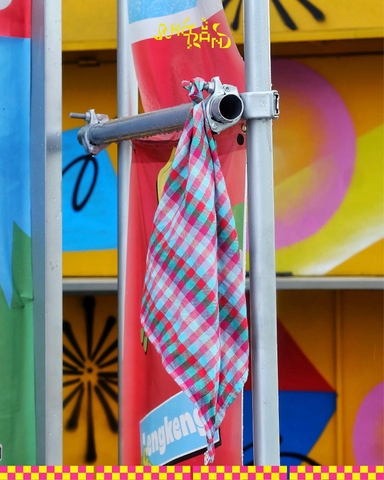 KHĂN VUÔNG XANH BẠC HÀ 50 x 50 cm Nhớ Rằn