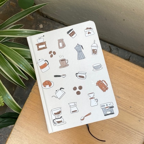 Sổ A5 Mai Lê - Coffee ( 120 trang dot grid 100gsm )