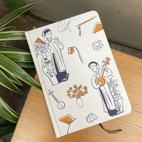 Sổ A5 Mai Lê - Hàng Trống ( 120 trang dot grid 100gsm )