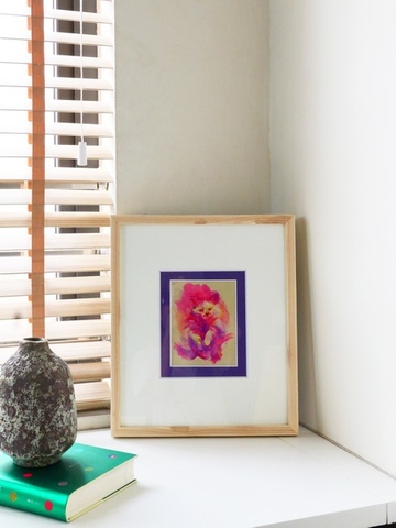 Tranh ARTÉ À TOUS Mèo hồng 37 x 43.5 - Lê Tâm