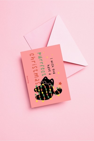 Thiệp Posters Thingy Noel - Mèo X-mas