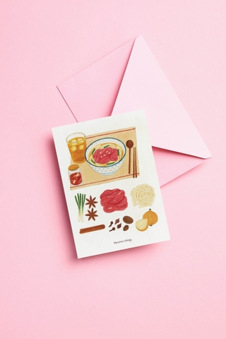 Thiệp Viet food (4 loại) Posters Thingy