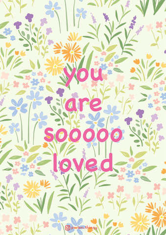 Thiệp Posters Thingy You are so loved