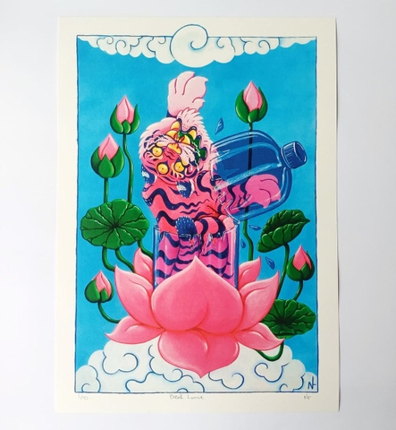 Tranh A4 Livy Break Loose