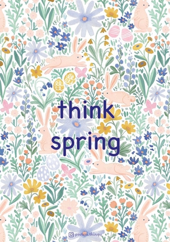 Thiệp Posters Thingy Think Spring