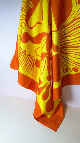 Khăn Thổ Cam Son Son 72 cm x72 cm