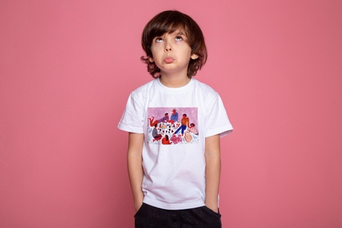 Áo Tao trẻ em picnic with friends