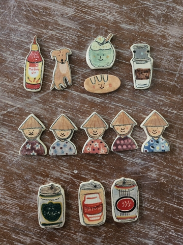 Nam Châm Magnet - Bia 333 Haru Craft