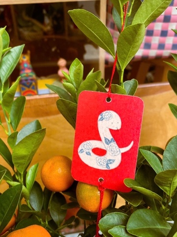 Set 4 thẻ treo tết 2025 Mai Lê