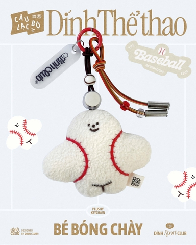 Móc chìa khóa Dính bóng chày