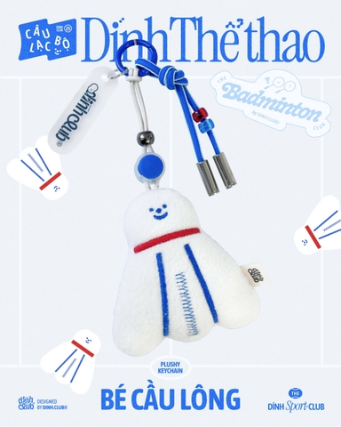 Móc chìa khóa Dính cầu lông