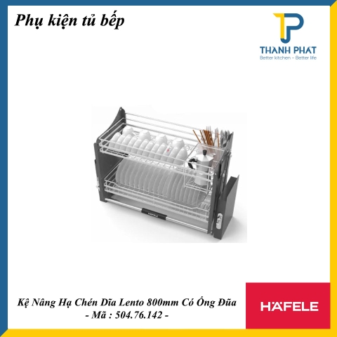 Kệ Nâng Hạ Chén Dĩa LENTO 800mm có ống đũa|504.76.142