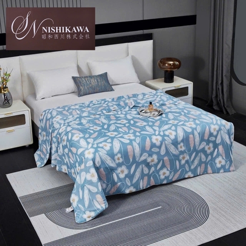 [Chính hãng] Chăn Hè Lụa Lạnh Nishikawa Cao Cấp Siêu Mềm Siêu Mát