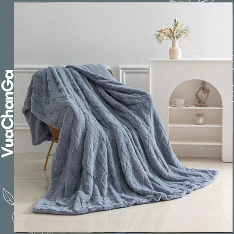 Chăn Len Lông Cừu Nhật Bản Nishikawa Cao Cấp Chính Hãng Trọng Lượng 2,4kg 2m x 2m3 VuaChanGa