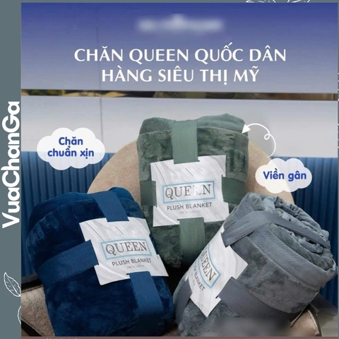 [Chăn Mỹ] Chăn Lông Cừu Kirkland Queen cao cấp khổ rộng Châu Âu 234 x 248cm