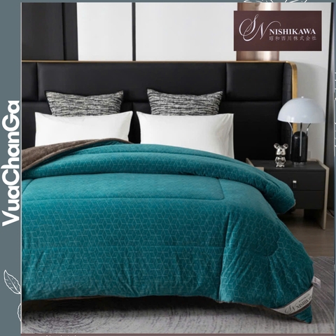 Chăn lông cừu 4D CINDY Nishikawa cao cấp 2m2 x 2m4, nặng 5kg