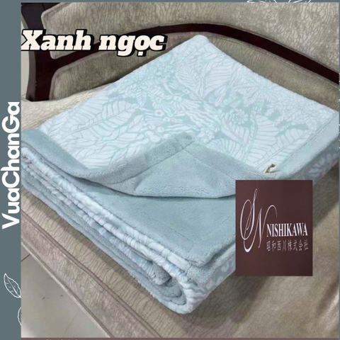 CHĂN LÔNG CỪU 5D NHUNG SỮA Hoa anh Đào