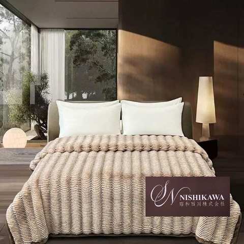 Chăn lông cáo sóng Ngọc Nishikawa Pro sang trọng, Siêu Ấm