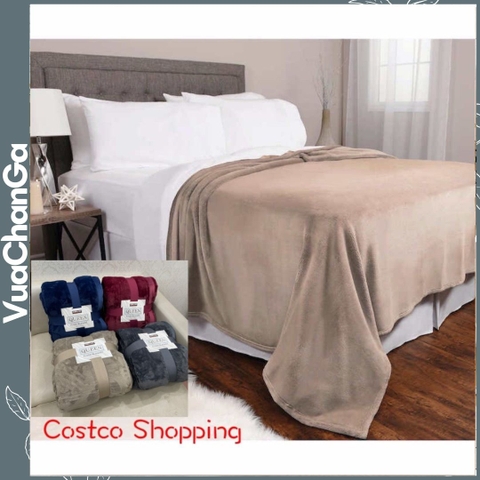 [Chính hãng] Chăn lông cừu KIRKLAND Mỹ Costco chăn rộng BIG SIZE Queen giá ưu đãi VuaChanGa