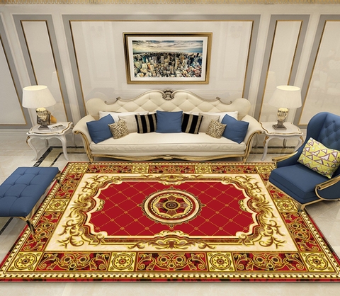 Thảm trải sàn 1m6 x 2m3 lông cừu PANAMA cao cấp đẹp chống trượt