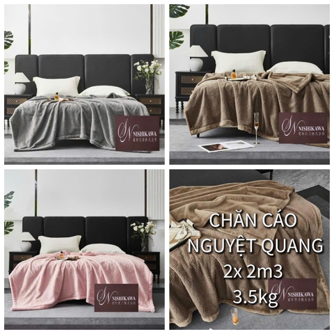 [Giá siêu shock] Chăn lông Cáo Nguyệt Quang 3,5kg cao cấp