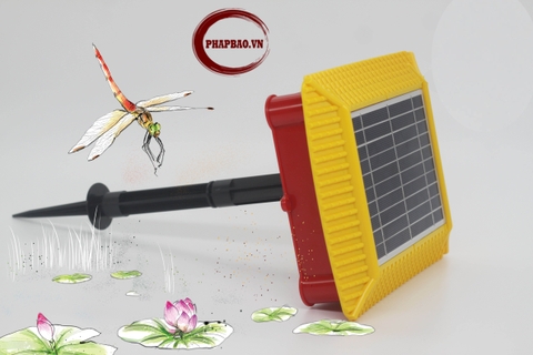 Máy niệm phật năng lượng mặt trời mái nhà có Tụng kinh địa tạng