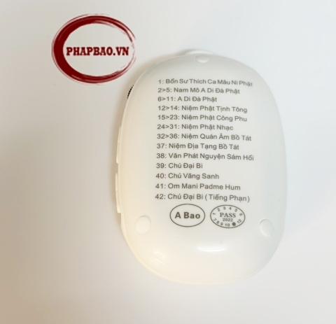 Máy niệm phật lá bồ đề