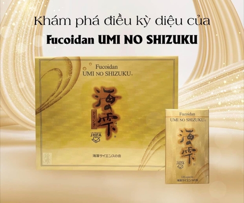 FUCOIDAN UMI NO SHIZUKU NHẬT BẢN - PHÒNG CHỐNG VÀ HỖ TRỢ ĐIỀU TRỊ UNG THƯ