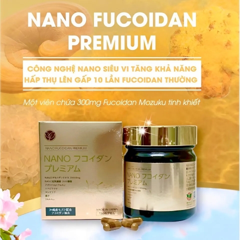 Viên uống hỗ trợ điều trị ung thư NANO FUCOIDAN PREMIUM - Nhật Bản