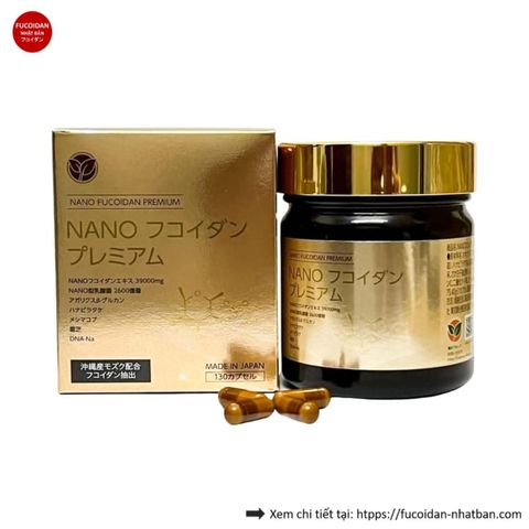 Viên uống hỗ trợ điều trị ung thư NANO FUCOIDAN PREMIUM - Nhật Bản