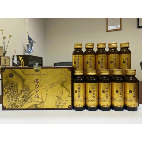 FUCOIDAN UMINO TAKARAMONO DẠNG NƯỚC- HỖ TRỢ PHÒNG VÀ ĐIỀU TRỊ UNG THƯ