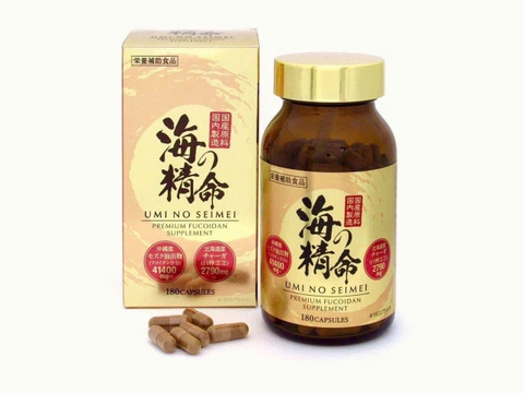 VIÊN UỐNG FUCOIDAN UMI NO SEIMEI HỖ TRỢ ĐIỀU TRỊ UNG THƯ