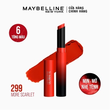 Son Lì Maybelline Mịn Môi Siêu Nhẹ 899 1.7g