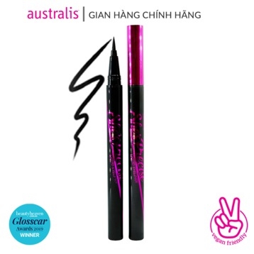 Bút Kẻ Mắt Australis Siêu Mảnh Không Lem Không Trôi