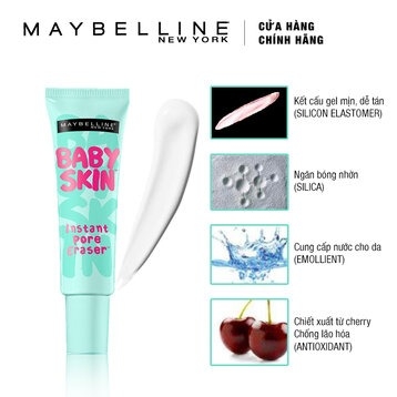Kem Lót Trang Điểm Maybelline Baby Skin 22ml