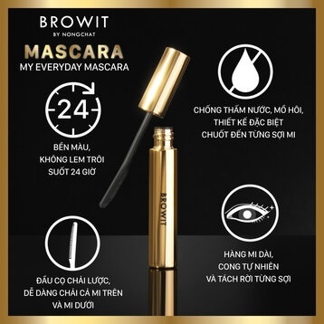 Chuốt Mi Browit Kéo Dài Và Cong Mi Dạng Đầu Lược 5.5g