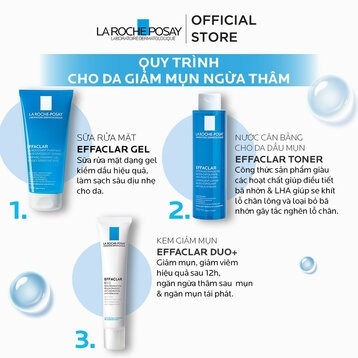 Bộ Đôi La Roche-Posay Giảm Mụn Và Ngừa Thâm Trong 12H