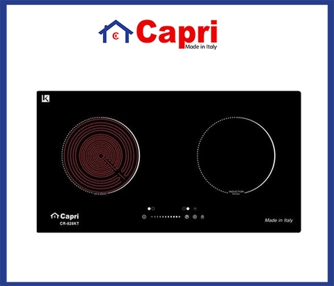 BẾP TỪ - HỒNG NGOẠI ĐÔI CAPRI CR-828KT