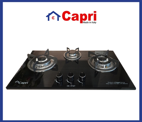 BẾP GAS ÂM KÍNH 3 LÒ CAPRI CR-37KT