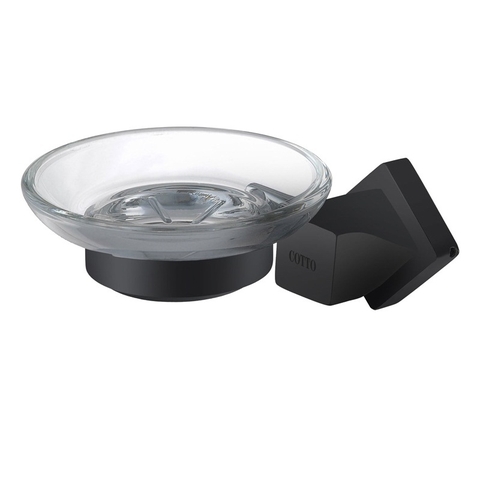 Lô Xà Bông Twist COTTO CT0066#BL(HM) kèm khay thủy tinh