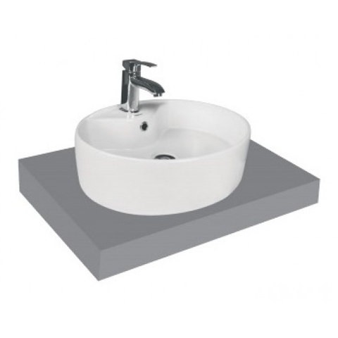 Chậu Rửa Mặt Lavabo Viglacera CD19 Đặt Bàn Tròn